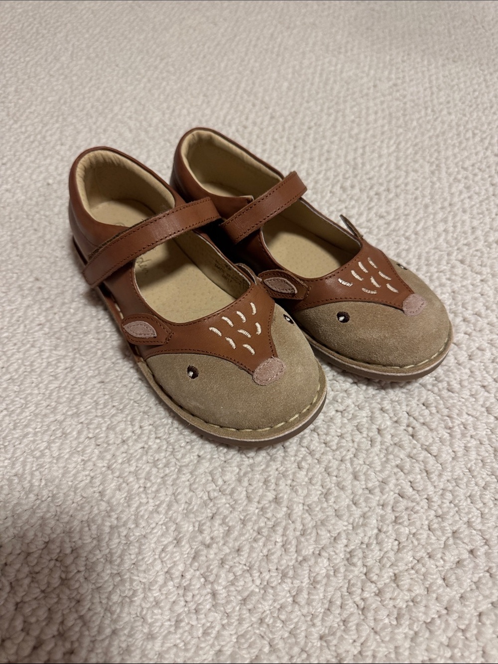 Kids Brown Deer Mary Jane Shoes